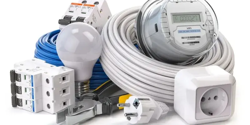 composants equipements electriques disjoncteur cables compteur electrique ampoule isole blanc 708636 628 cropped.webp