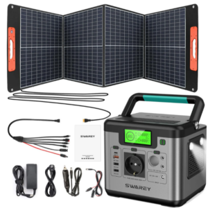 générateur solaire portable puissance & energie 100 500w &100 500 wh